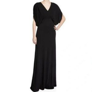 NWT Tory Burch Plunge-neck Jersey Maxi Dress - Black (Size S)